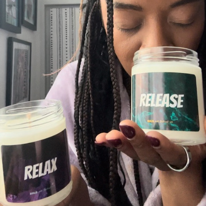 RELAX AND RELEASE - 2 FOR 1 CANDLES